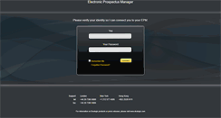 Desktop Screenshot of epm.dealogic.com