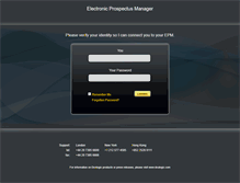 Tablet Screenshot of epm.dealogic.com